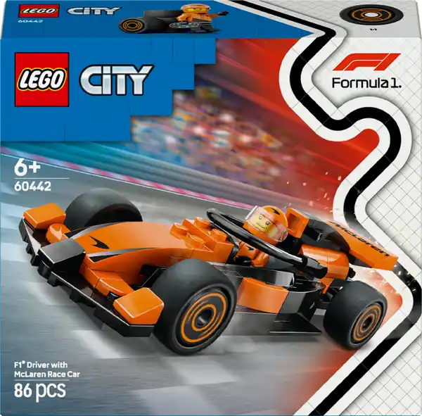 Bild 1 von LEGO CITY 60442 F1® Rennfahrer mit McLaren Rennauto