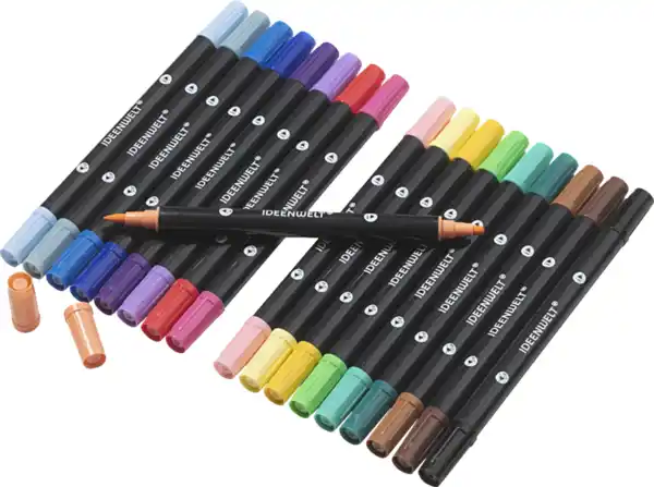 Bild 2 von IDEENWELT Acrylmarker mit Doppelspitze