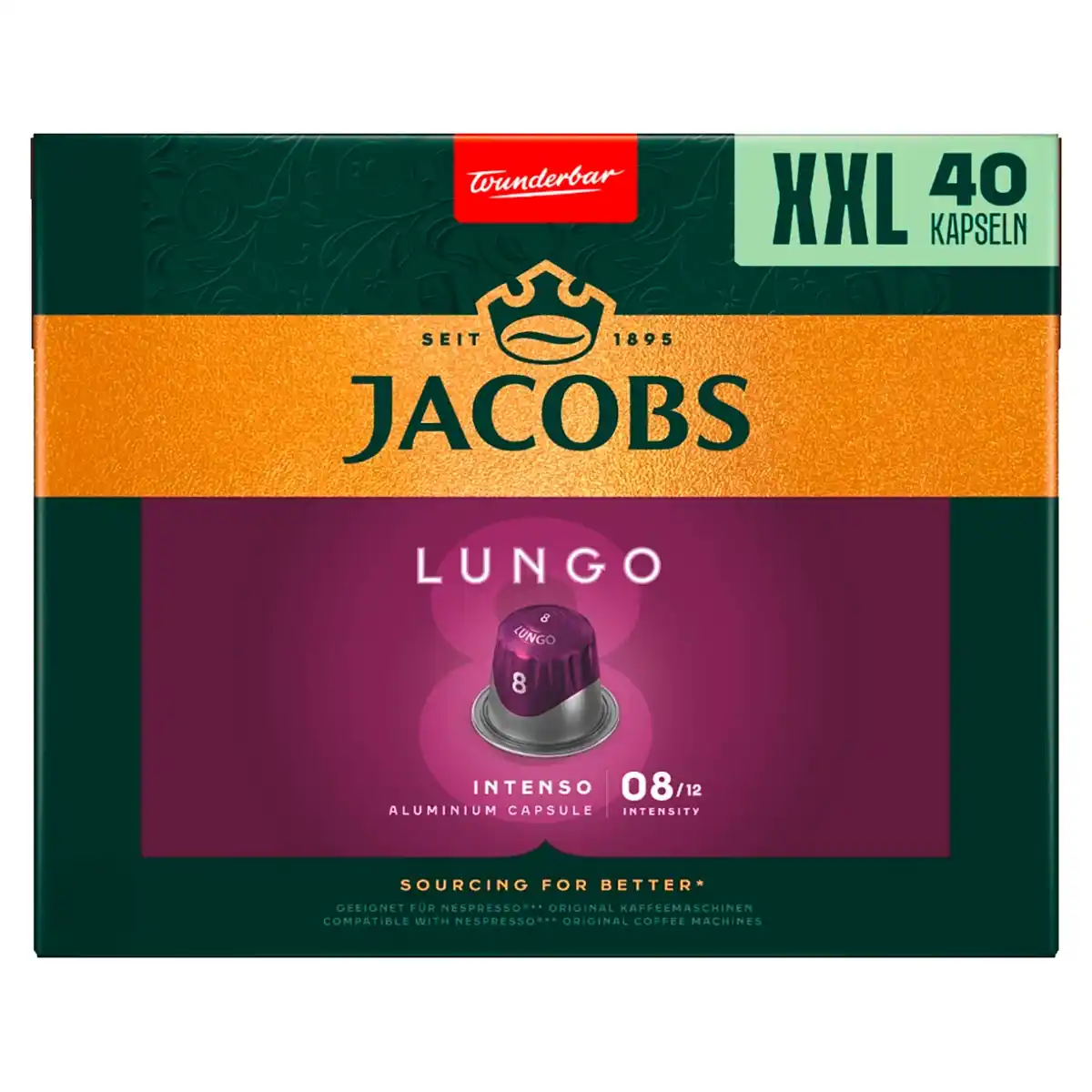 Bild 1 von JACOBS Kaffeekapseln 208 g, Lungo Intenso