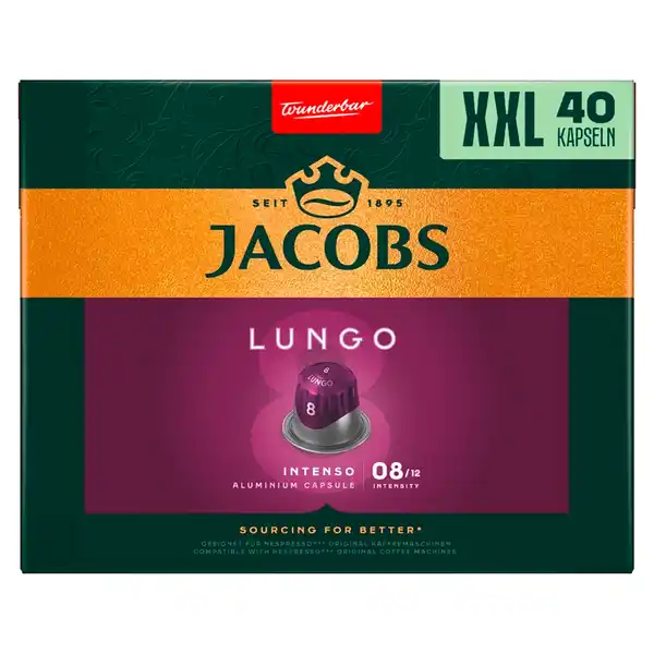 Bild 1 von JACOBS Kaffeekapseln 208 g, Lungo Intenso