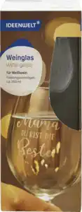 IDEENWELT Weinglas Beste Mama