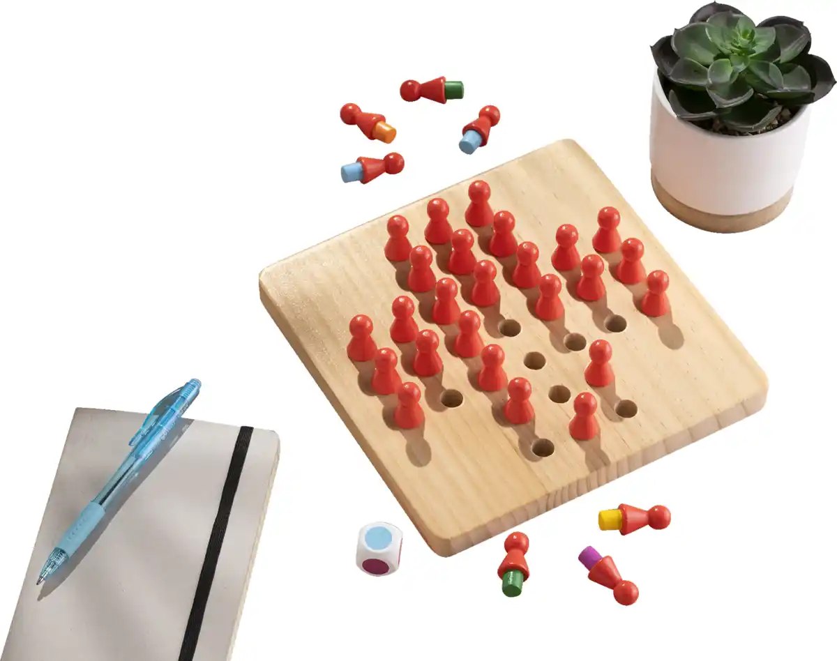 Bild 2 von IDEENWELT Holz-Solitär und Memo-Spiel