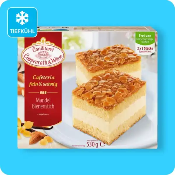 Bild 1 von CONDITOREI COPPENRATH & WIESE Cafeteria fein & sahnig, Mandel-Bienenstich