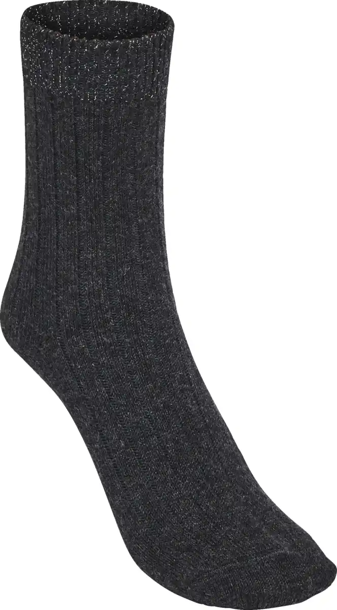 Bild 1 von IDEENWELT Kuschel-Socken mit Kaschmir anthrazit-melange 35/38