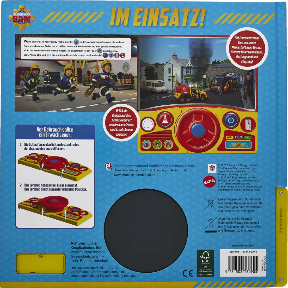 Bild 2 von IDEENWELT Soundbuch Feuerwehrmann Sam