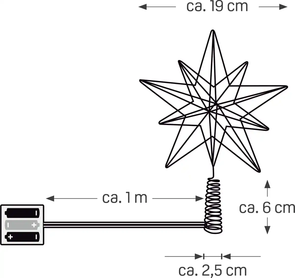 Bild 2 von IDEENWELT LED-Baumspitze