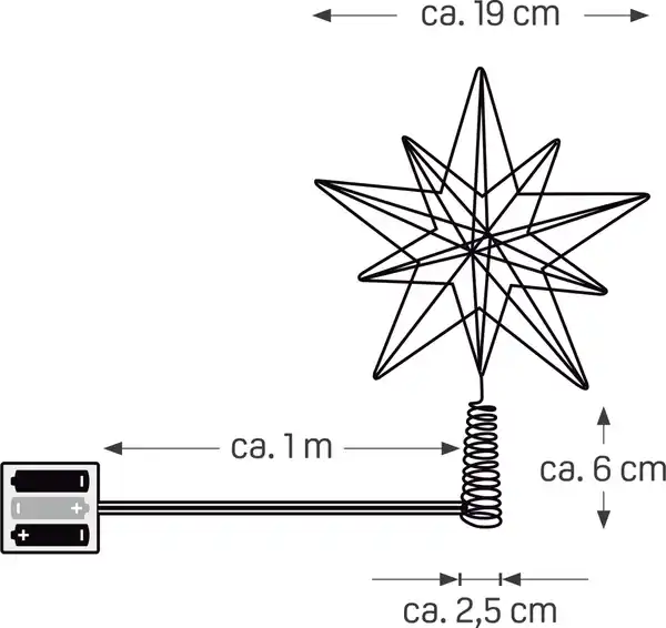 Bild 2 von IDEENWELT LED-Baumspitze