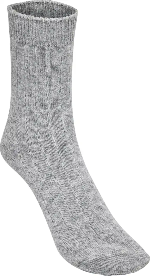 Bild 1 von IDEENWELT Kuschel-Socken mit Kaschmir grau-melange 35/38