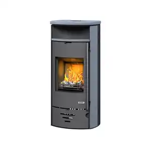 Accente International Kaminofen 'Casablanca 4.0 GTS' grau 7 kW