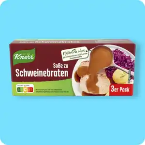 KNORR®  Basissoße, Soße zu Schweinebraten