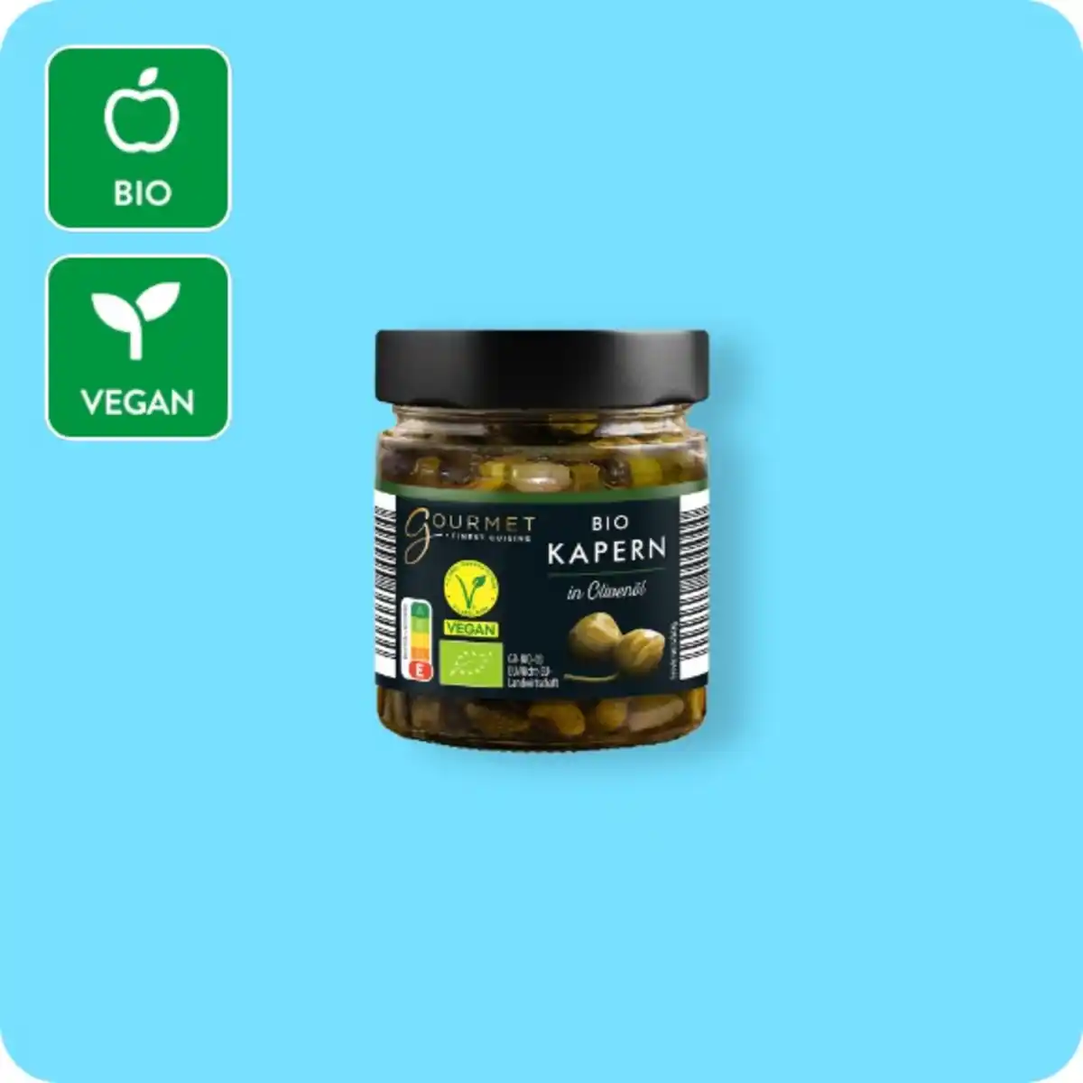 Bild 1 von GOURMET FINEST CUISINE Bio-Kapern, In Olivenöl oder in Olivenöl mit Knoblauch