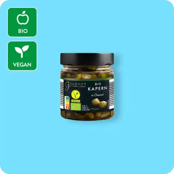 Bild 1 von GOURMET FINEST CUISINE Bio-Kapern, In Olivenöl oder in Olivenöl mit Knoblauch