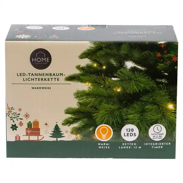 Bild 1 von HOME CREATION LED-Tannenbaumlichterkette