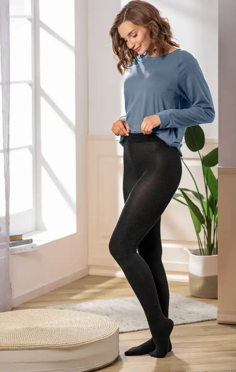 Bild 2 von IDEENWELT Strumpfhose mit Kaschmir Gr. S