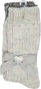 IDEENWELT Kuschel-Socken 2er-Set Gr. 35/38 beige/anthrazit