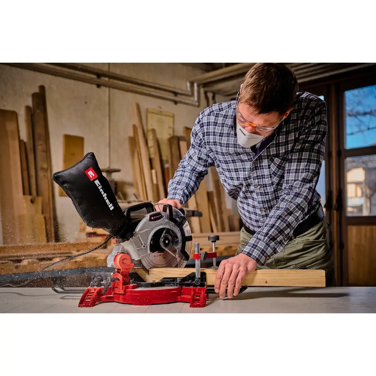 Bild 4 von EINHELL Kapp-Gehrungssäge »TC-MS 2112«, Sägeblatt Durchmesser: 210 mm, 1400 W