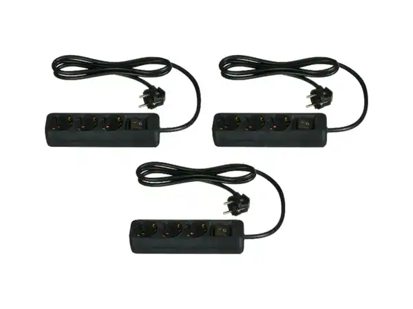 Bild 2 von TRONIC® Steckdosenleiste, 3er-Set,  3 Steckdosen