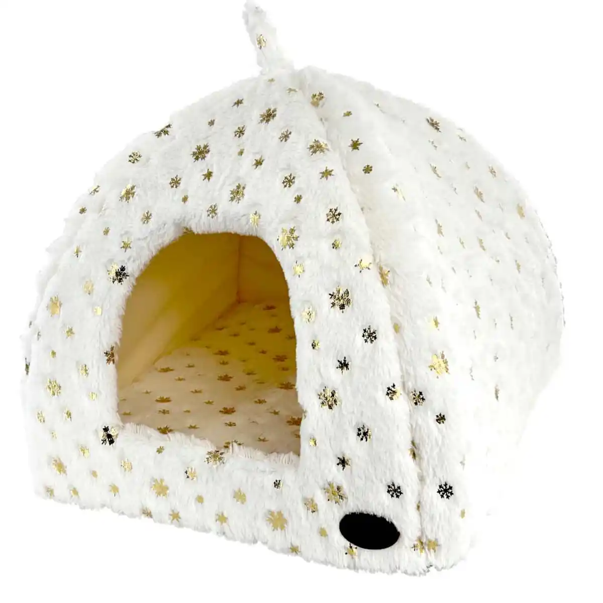 Bild 1 von Nobby Xmas Höhle Snowflake 40 x 40 cm creme-weiß