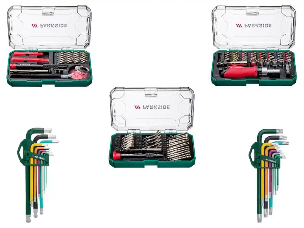 Bild 1 von PARKSIDE® Smartphone-Reparatur-Set / Mini-Ratschenschraubendreher-Set / Präzisions-Stecknuss-und-Steckschlüssel-Set / Innensechska