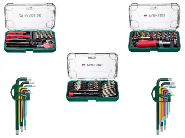 Bild 1 von PARKSIDE® Smartphone-Reparatur-Set / Mini-Ratschenschraubendreher-Set / Präzisions-Stecknuss-und-Steckschlüssel-Set / Innensechska