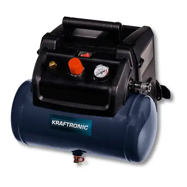 Bild 1 von KRAFTRONIC Kompressor, ölfrei, 8 bar, 6 Liter Drucklufttank