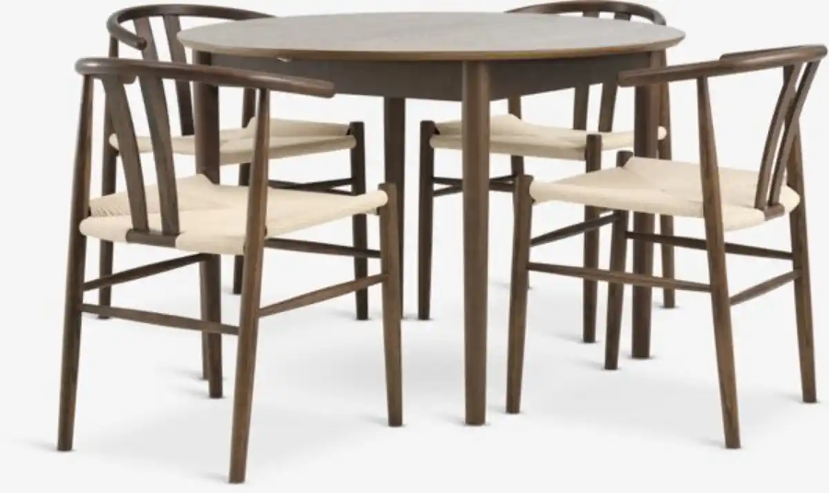 Bild 1 von MARSTRAND Ø110 Tisch eiche + 4 GUDERUP S