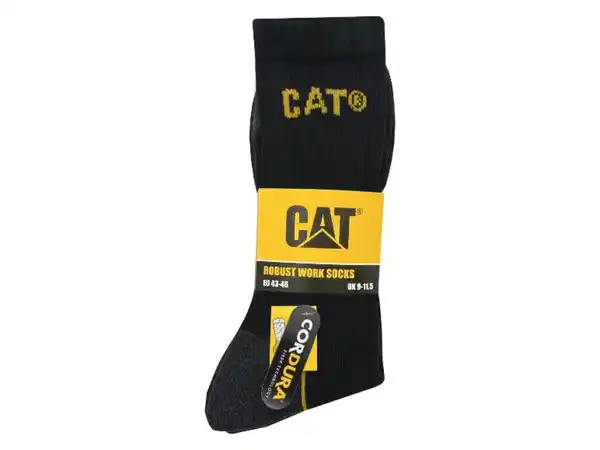 Bild 3 von Caterpillar Herren Arbeitssocken, 3 Paar, mit Baumwolle