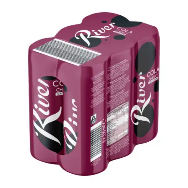 Bild 1 von RIVER Cola Zero Cherry 0,33L