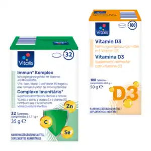 VITALIS Immun-Komplex / Vitamin D3 / Abwehr-Activ-Direkt