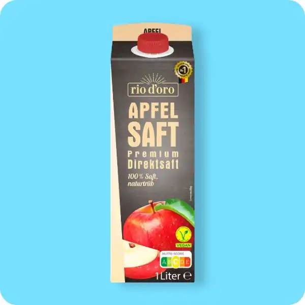 Bild 1 von RIO D’ORO Naturtrüber Apfeldirektsaft