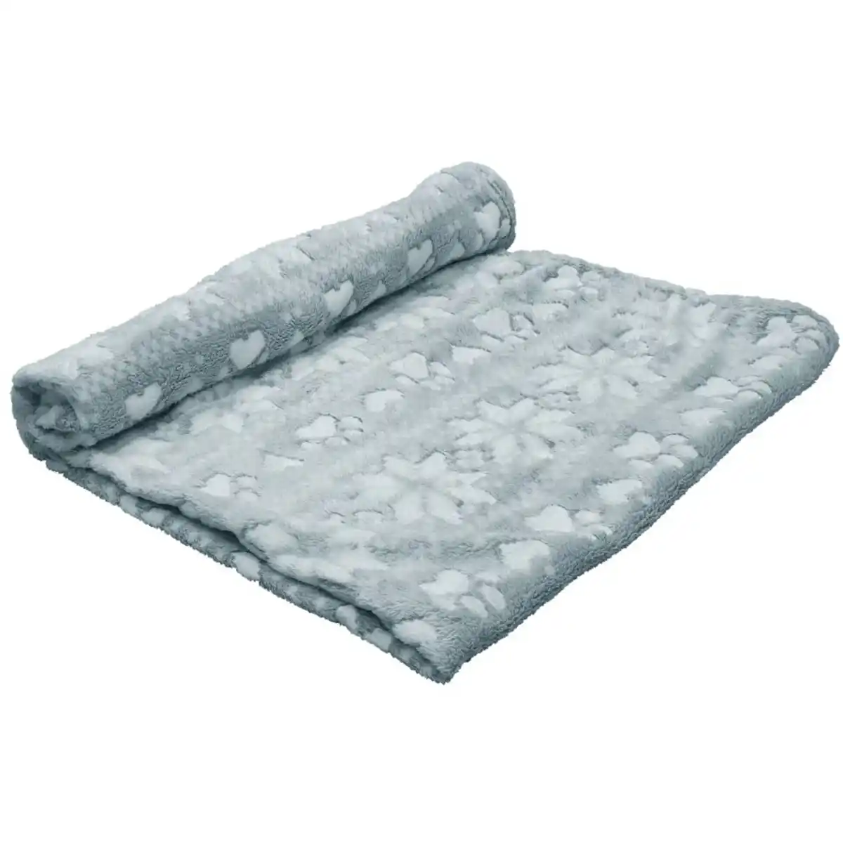 Bild 1 von Nobbx Christmas Fleece Decke Flokon grau 70 x 100 cm