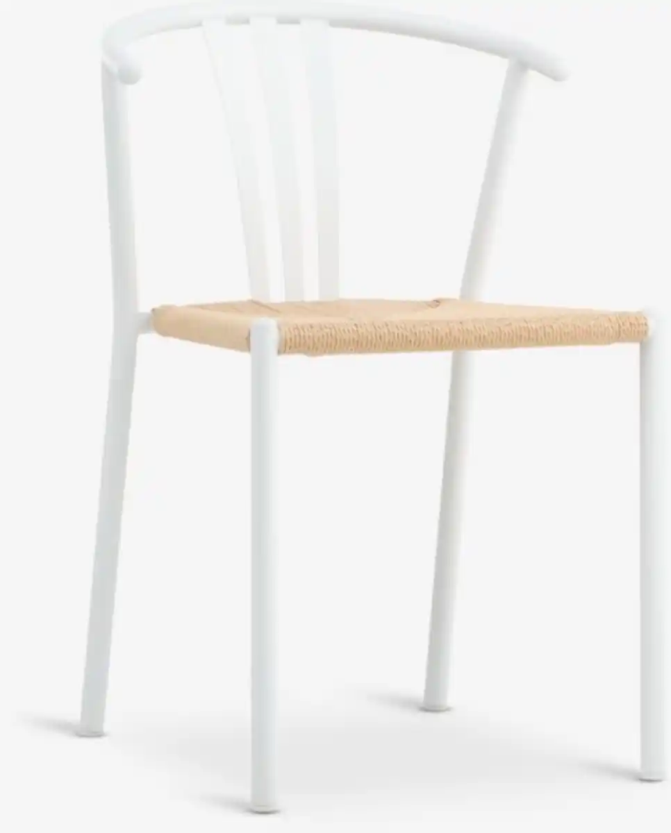Bild 1 von JYDERUP Esszimmerstuhl weiß/natur