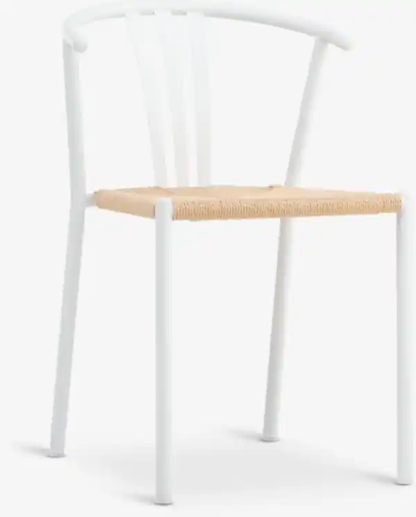 Bild 1 von JYDERUP Esszimmerstuhl weiß/natur