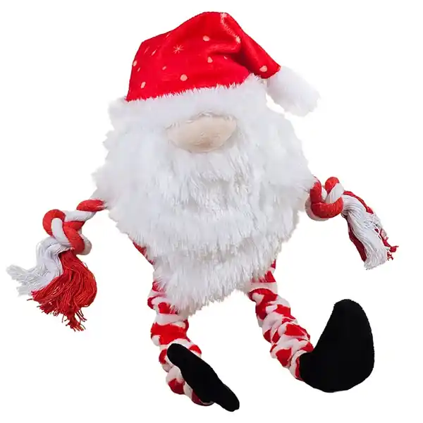 Bild 1 von Nobby Xmas Hundespielzeug Plüsch Wichtel mit elastischen Beinen 43 cm