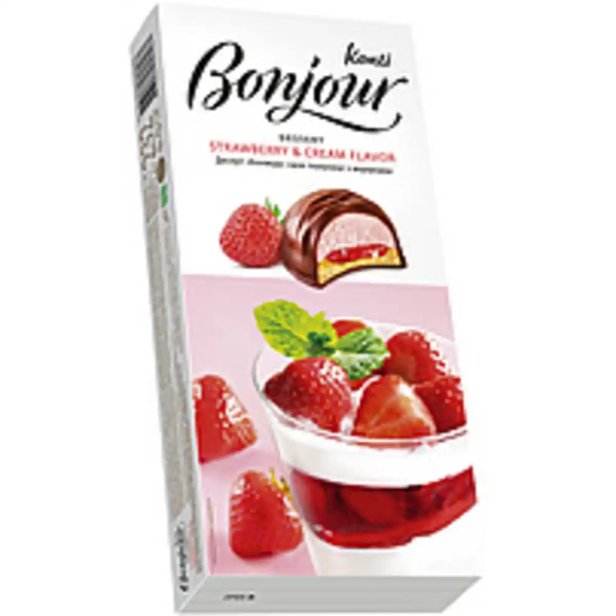 Bild 1 von Schaumzuckerware (25,5%) mit Erdbeer-Sahnegeschmack "Bonjour...