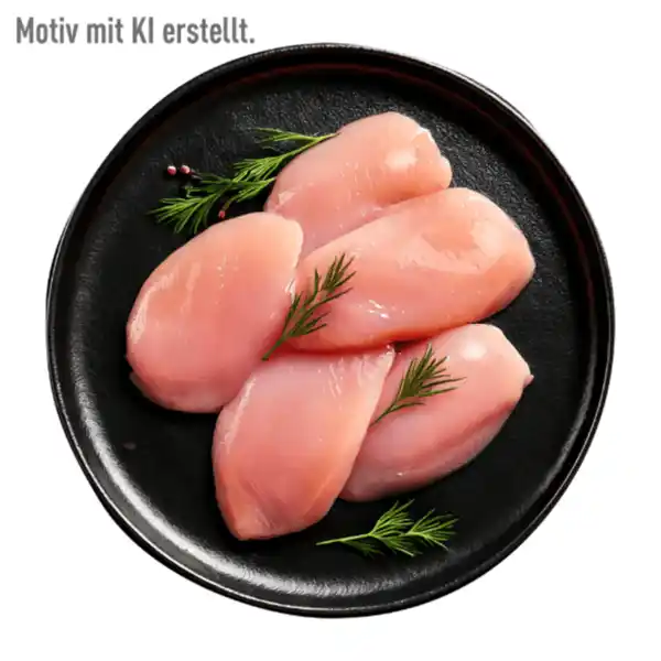 Bild 1 von MEINE METZGEREI Hähnchenbrustfilet-Teilstücke XXL 1kg