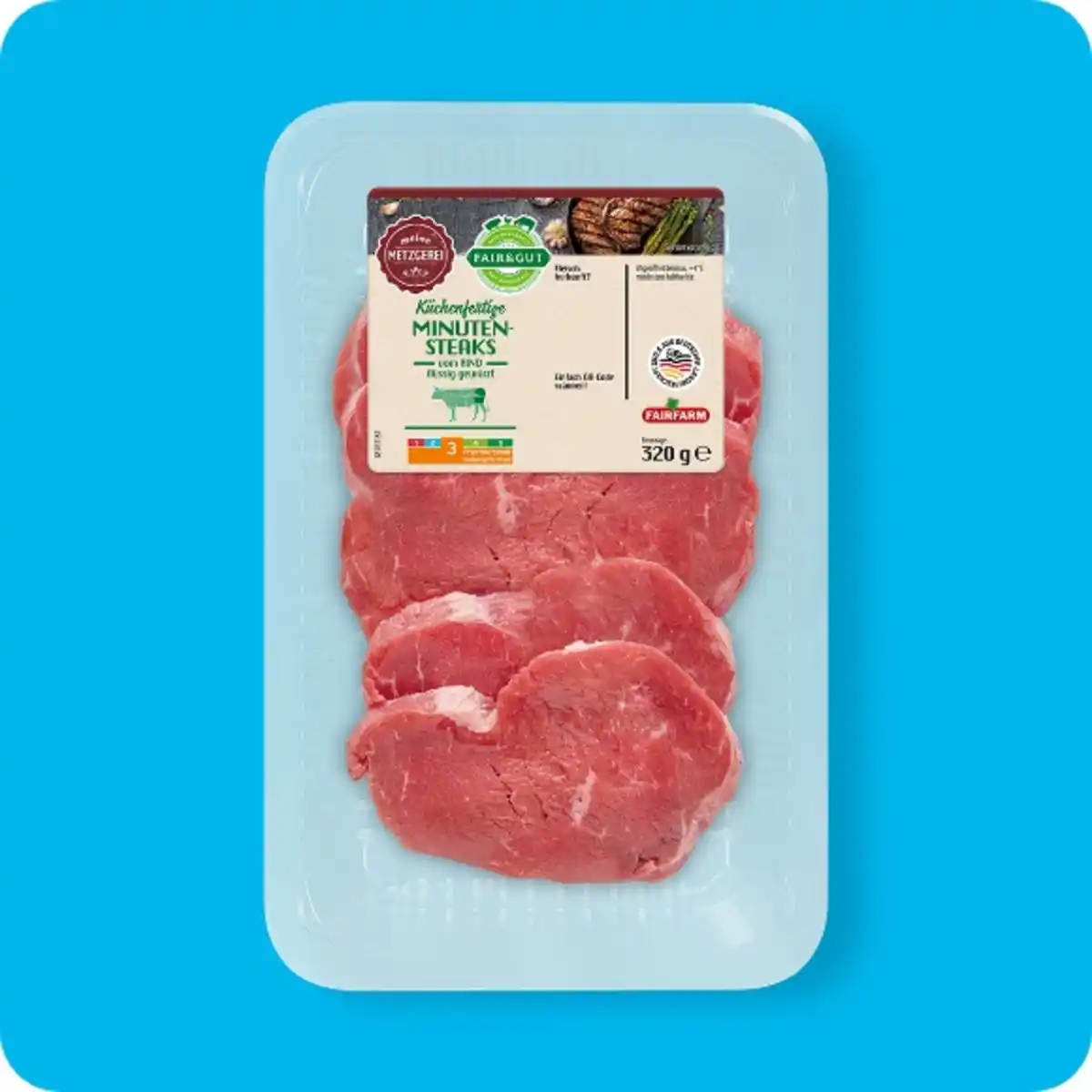 Bild 1 von FAIR & GUT Minutensteaks⁷, Vom Rind