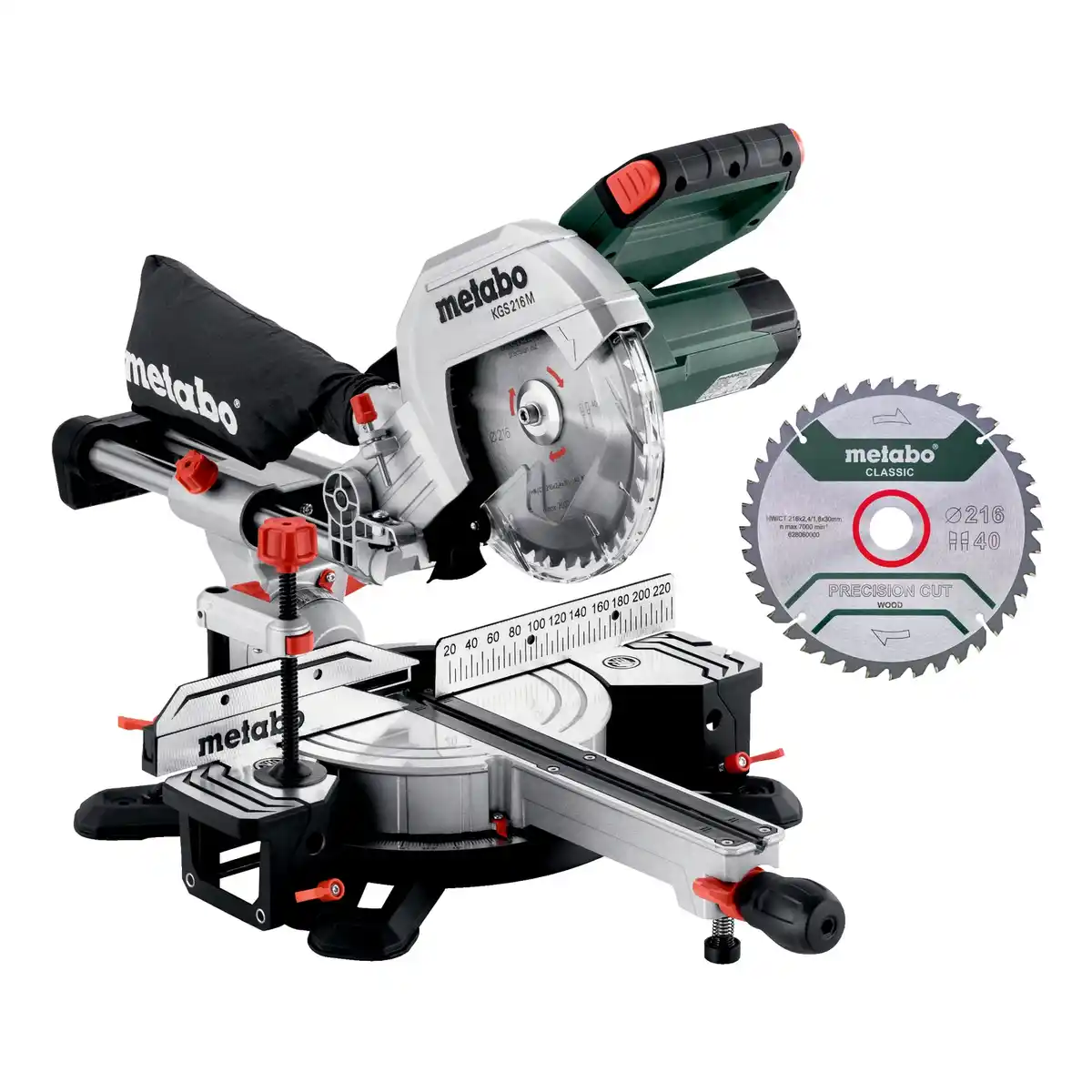 Bild 1 von METABO Kappsäge »KGS 216 M Set«, inkl. Sägeblätter