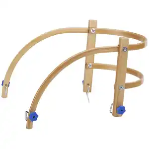 RESS Rodellehne, natur, Buchenholz, BxL: 34 x 43 cm, für alle gängigen Rodelschlitten