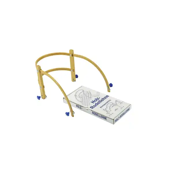 Bild 2 von RESS Rodellehne, natur, Buchenholz, BxL: 34 x 43 cm, für alle gängigen Rodelschlitten