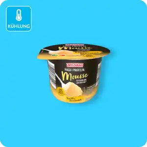 MILSANI High-Protein-Mousse, Vanille oder Schokolade