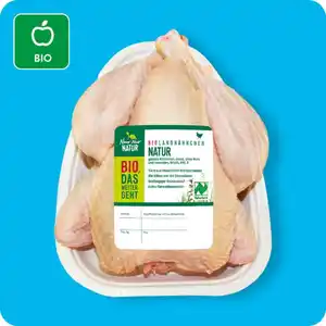 NUR NUR NATUR Bio-Landhähnchen, Ganzes frisches Hähnchen