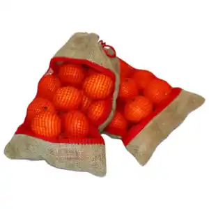 Spanien Clementinen im Jutesack