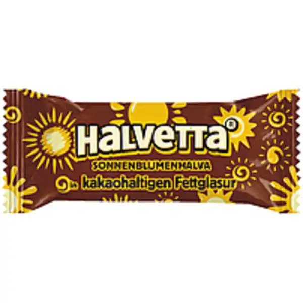 Bild 1 von Sonnenblumenhalva "Halvetta" in kakaohaltigen Fettglasur / l...