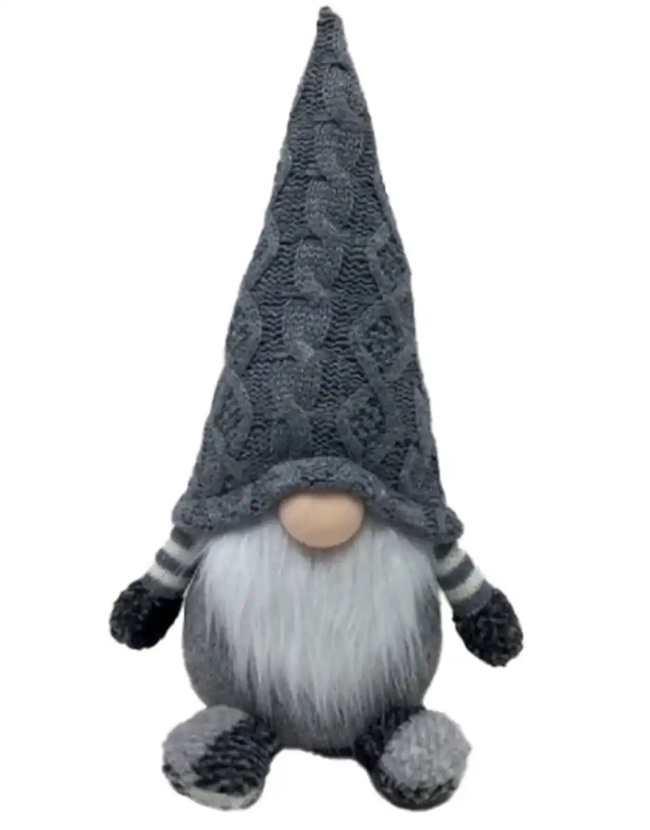 Bild 1 von Gnom mit Strickmütze grau ca.36cm