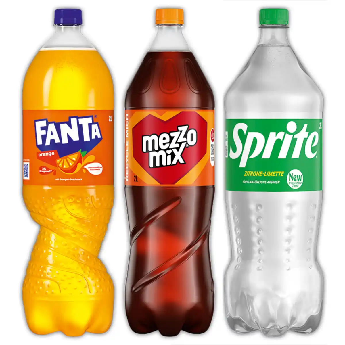 Bild 1 von Fanta/Sprite/MezzoMix Erfrischungsgetränk
