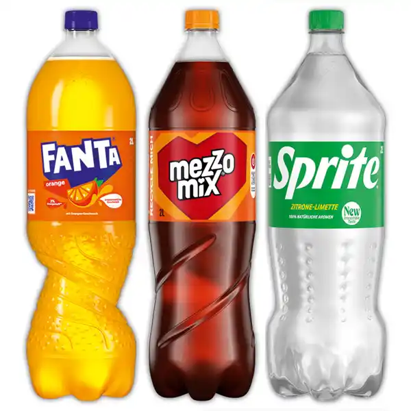Bild 1 von Fanta/Sprite/MezzoMix Erfrischungsgetränk