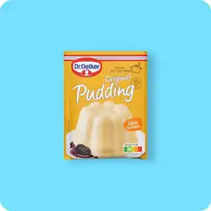 DR. OETKER Pudding, Puddingpulver Sahne-Geschmack oder Puddingpulver Vanille-Geschmack