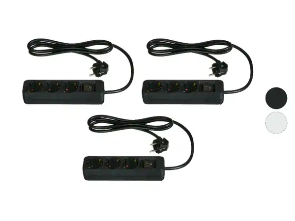 Bild 1 von TRONIC® Steckdosenleiste, 3er-Set,  3 Steckdosen