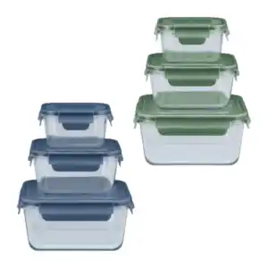 CROFTON Glas-Frischhaltedosen